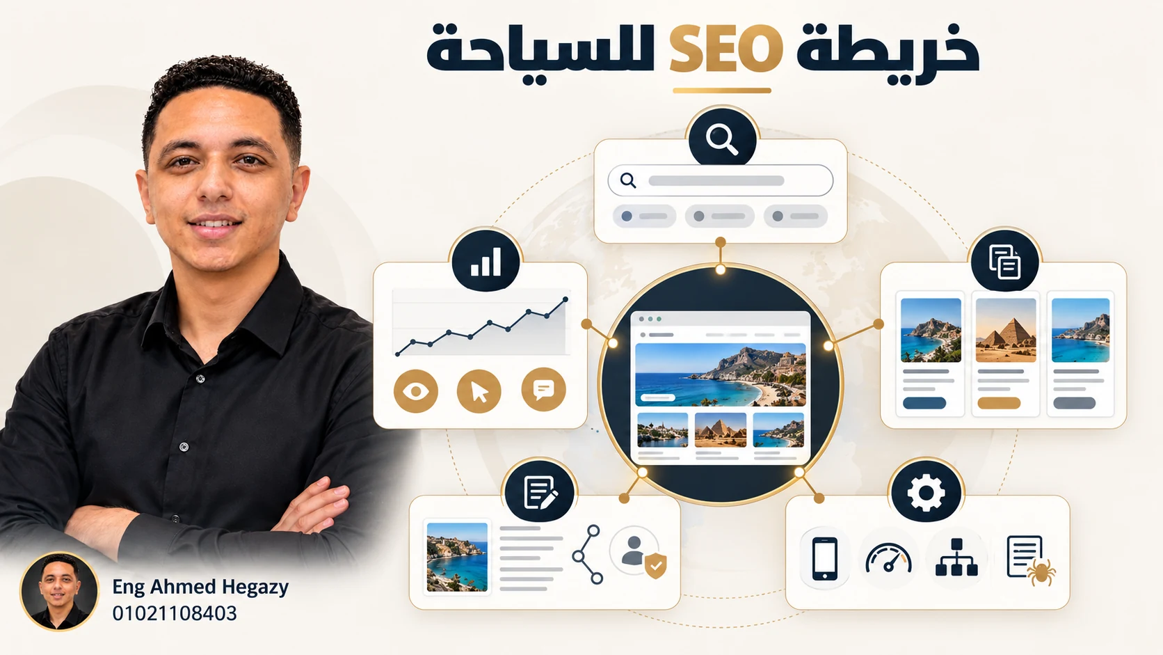 SEO لشركات السياحة: خريطة الكلمات والصفحات والمحتوى وTechnical SEO والقياس